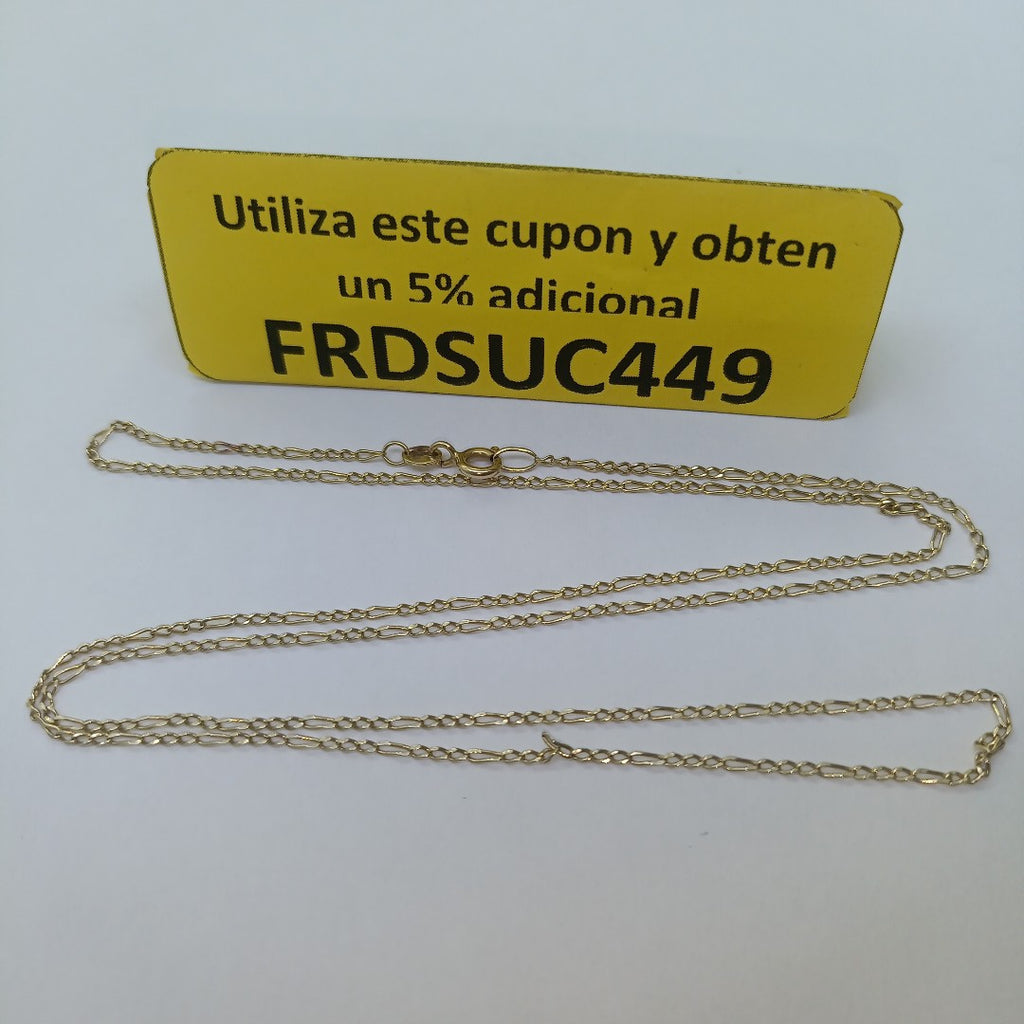 CADENA ORO 14 K 2,50 GRMS (SEMINUEVO)