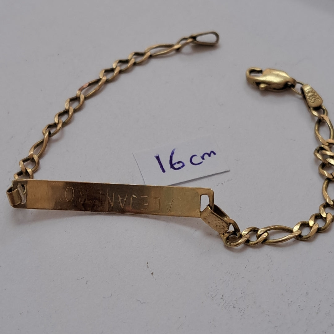 ESCLAVA ORO 10 K 3,50 GRMS (SEMINUEVO)