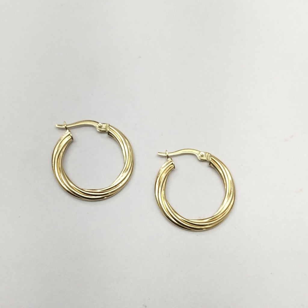 ARRACADAS ORO 14K 1.5 (NUEVO)