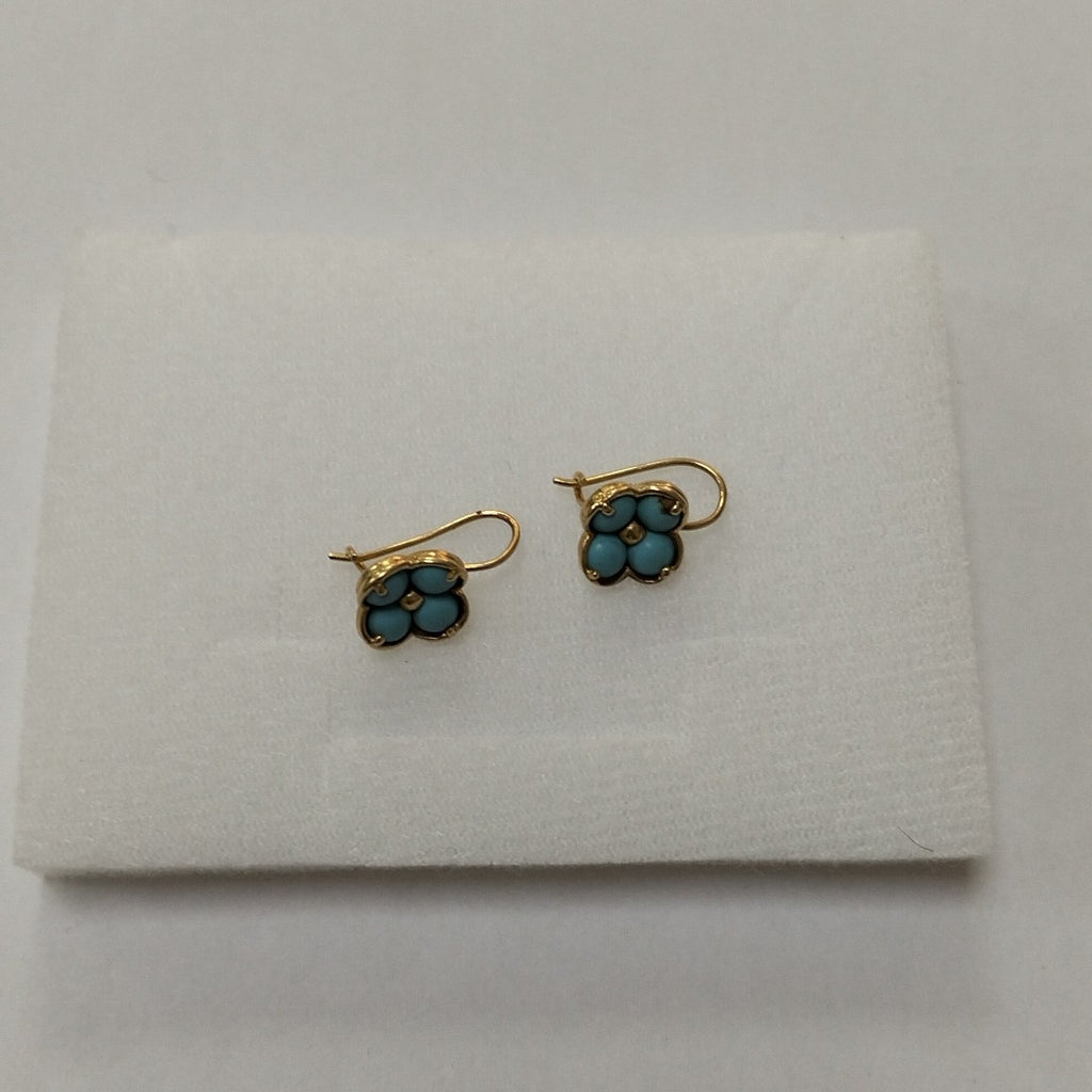 ARETES PAR ORO 14 K 1.9 GRMS (SEMINUEVO)