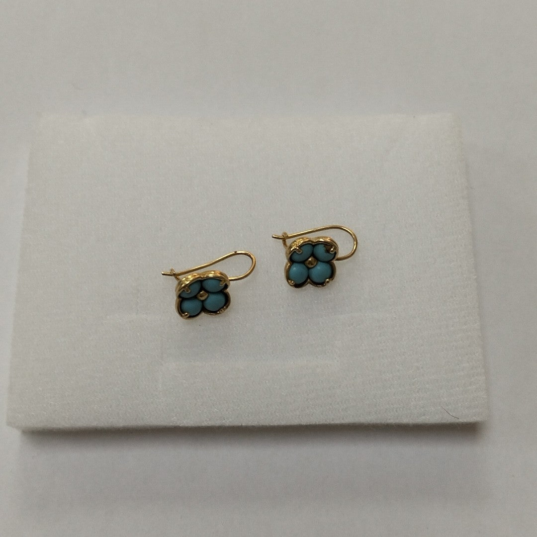 ARETES PAR ORO 14 K 1.9 GRMS (SEMINUEVO)