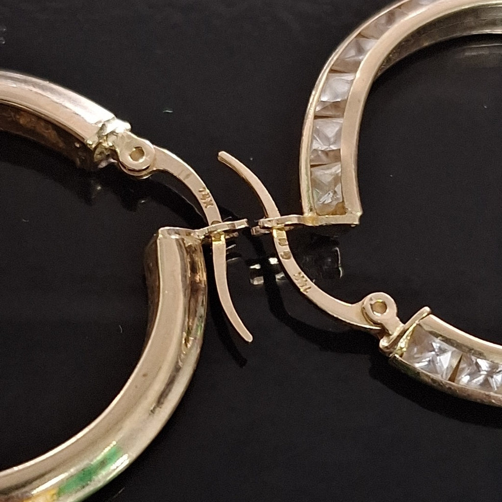 ARRACADAS PAR ORO 14 K 5.5 GRMS (SEMINUEVO)