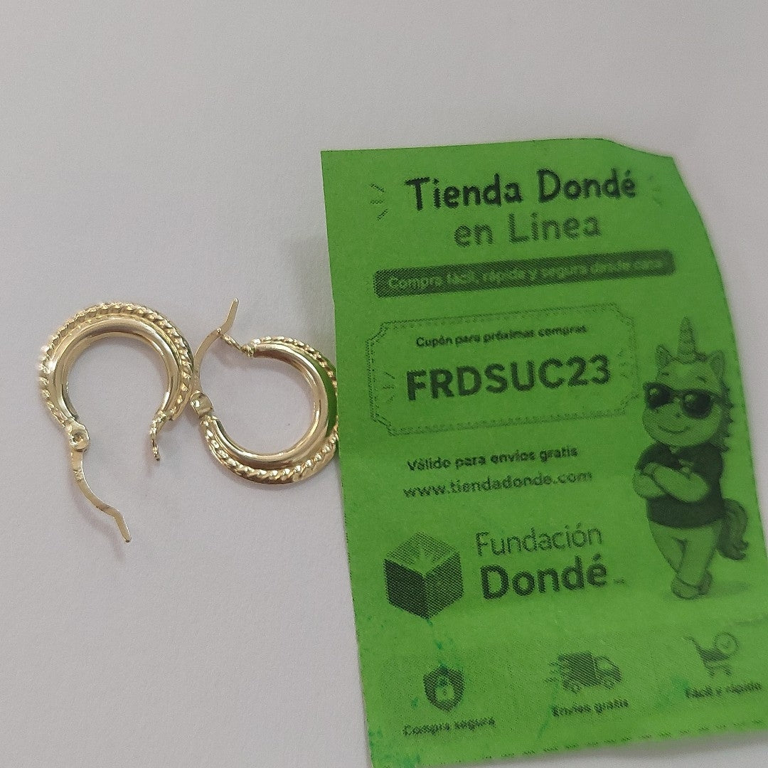 ARRACADAS ORO 14K 0.6 (NUEVO)