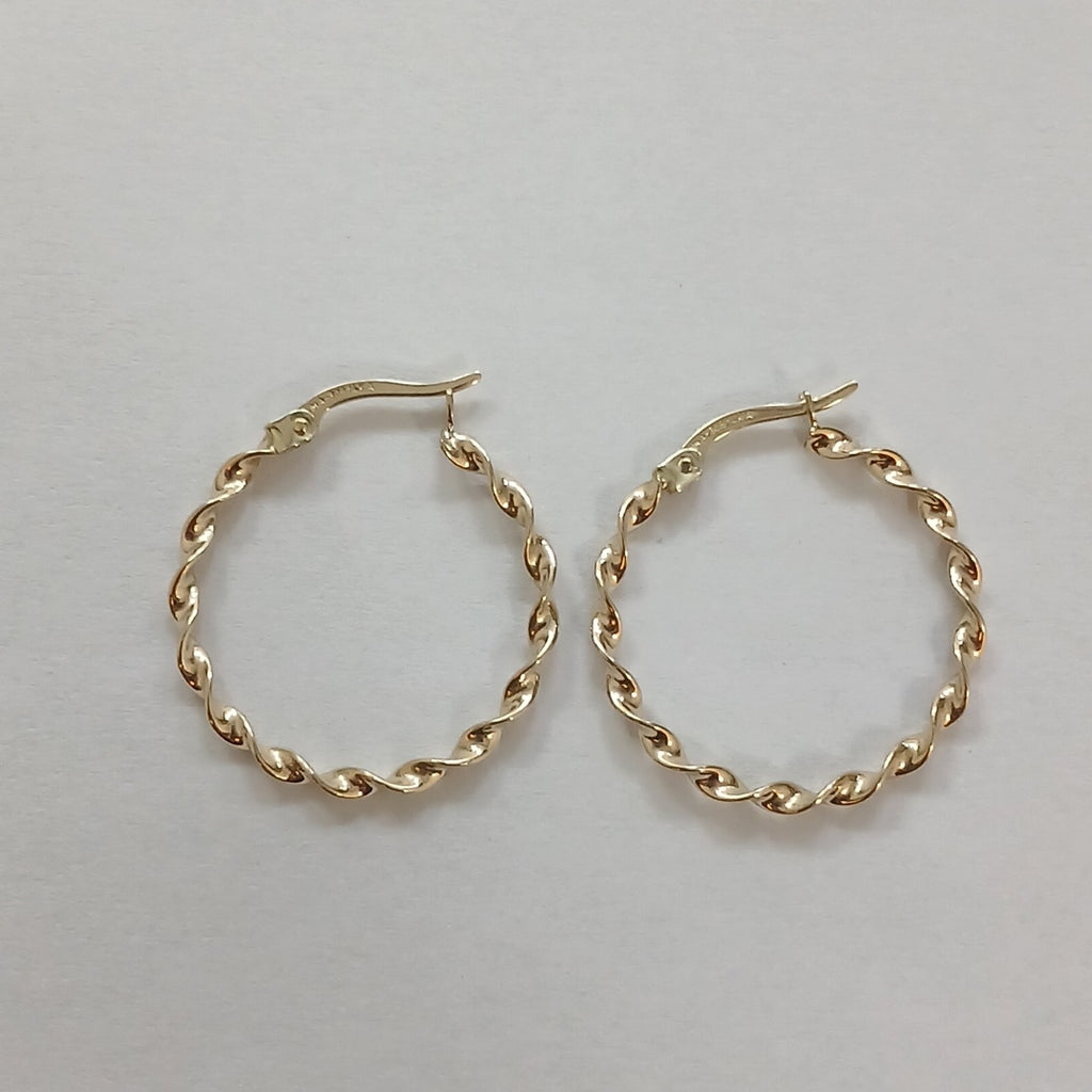 ARRACADAS ORO 14K 1.5 (NUEVO)