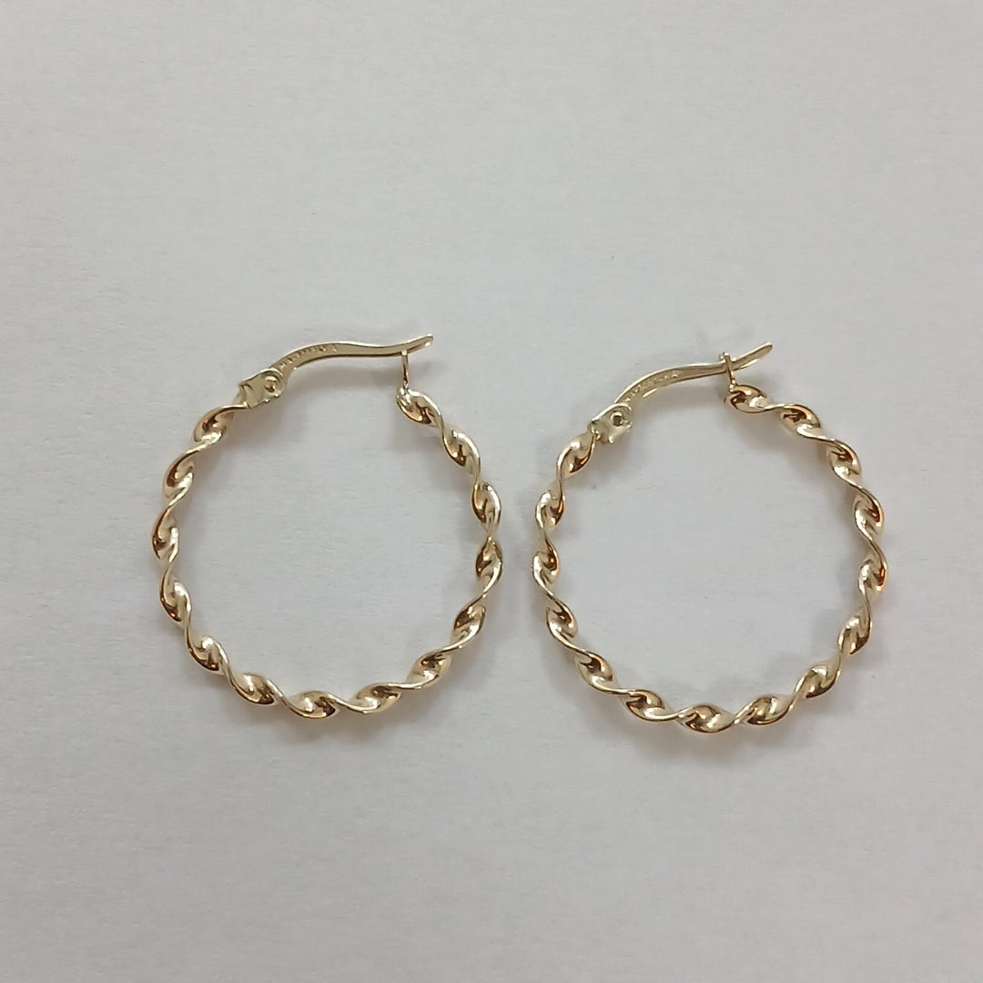 ARRACADAS ORO 14K 1.5 (NUEVO)