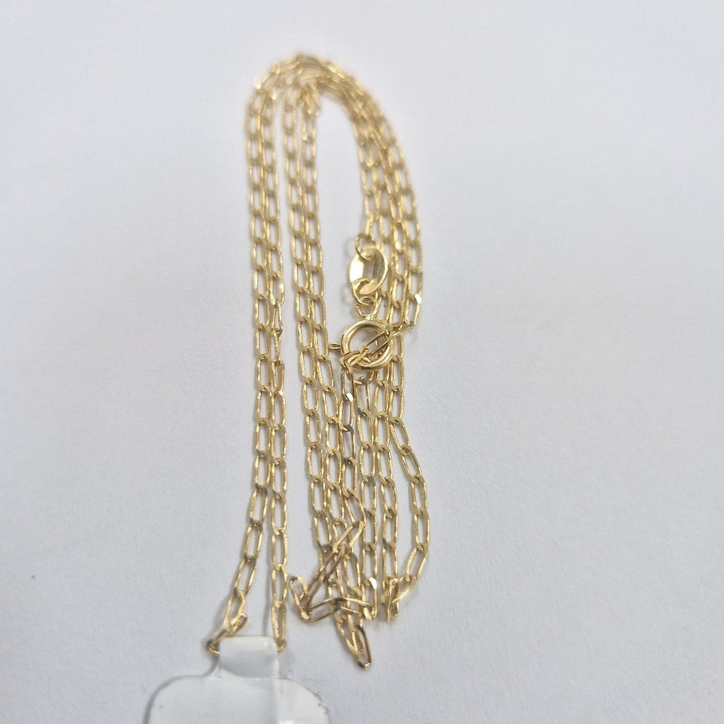 CADENAS TEJIDO ESLABONES ORO 10K 55 CM 1.9 GR (NUEVO)