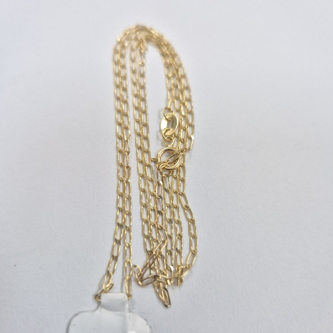 CADENAS TEJIDO ESLABONES ORO 10K 55 CM 1.9 GR (NUEVO)