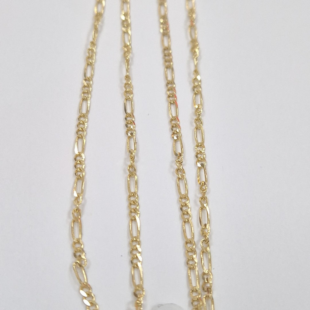 CADENAS TEJIDO 3X1 ORO 10K 55 CM 3.2 GR (NUEVO)