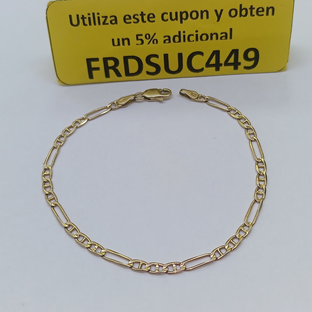 PULSERA ORO 14 K 2.9 GRMS (SEMINUEVO)