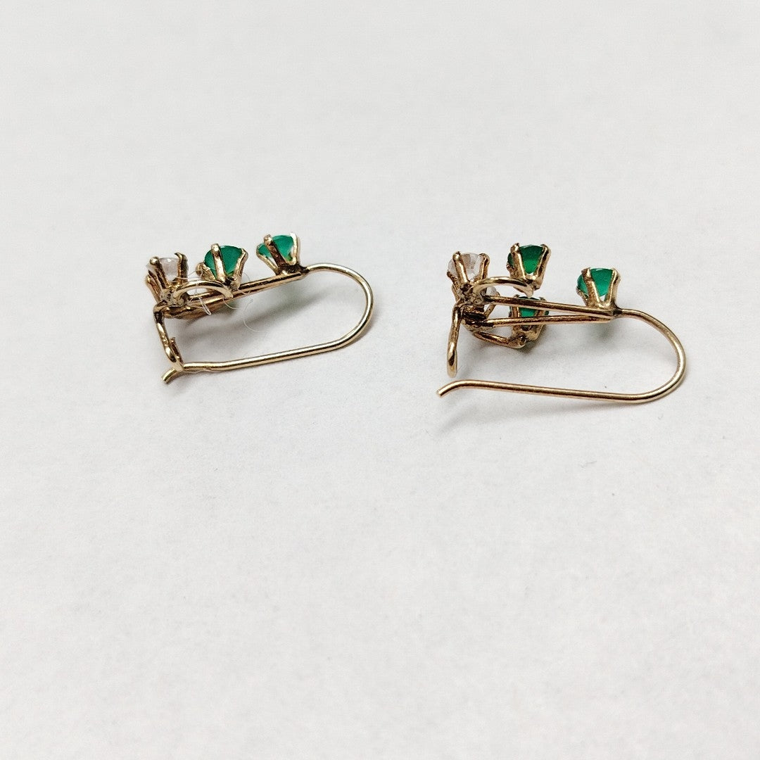 ARETES PAR ORO 10 K 1.3 GRMS (SEMINUEVO)