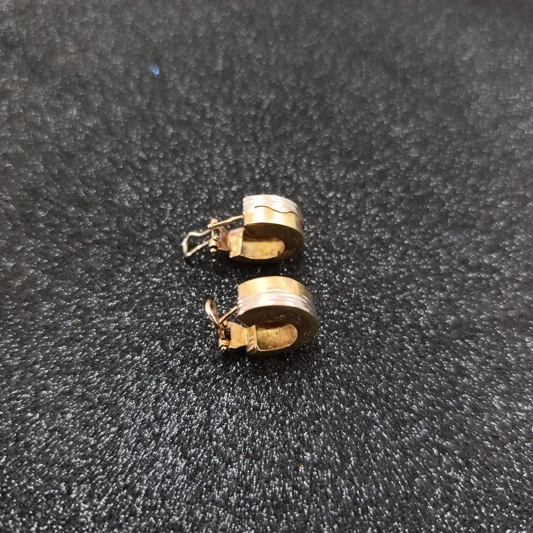 ARETES PAR ORO 14 K 6.1 GRMS (SEMINUEVO)