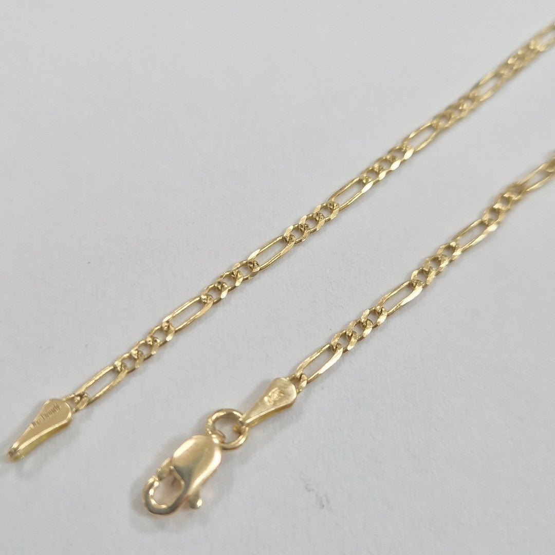 PULSERAS 3X1 ORO 14K 18 CM 1.5 GR (NUEVO)
