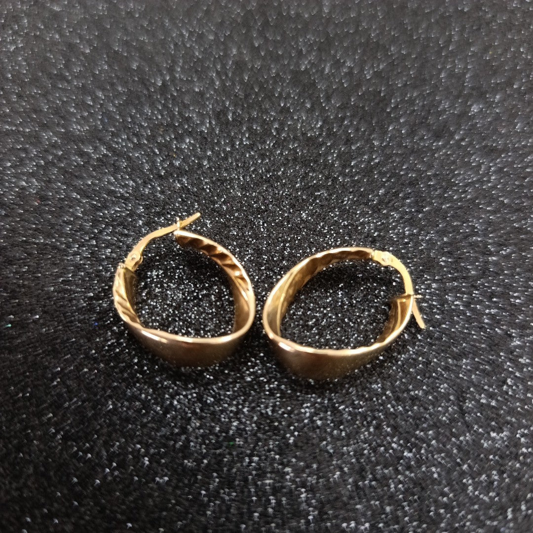 ARETES PAR ORO 14 K 2.6 GRMS (SEMINUEVO)