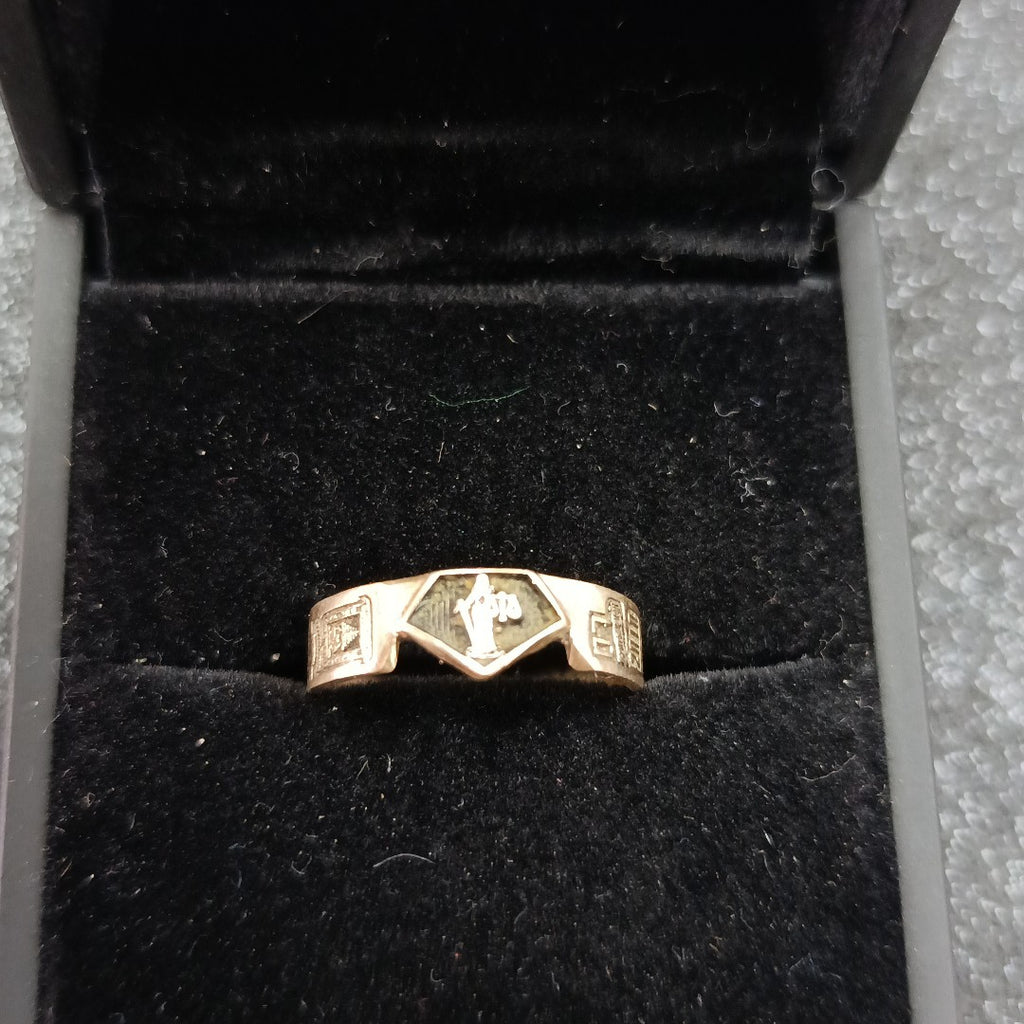 ANILLO DE GRADUACIÓN ORO 8 K 3.1 GRMS (SEMINUEVO)