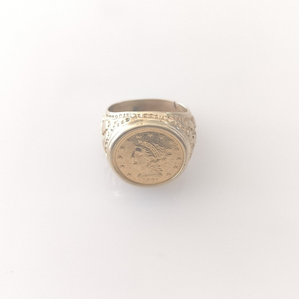 K1 16.5 GRMS 10 K IDENTIFICACIÓN ANILLO MATERIALES ORO CANTIDAD DE P (SEMINUEVO)