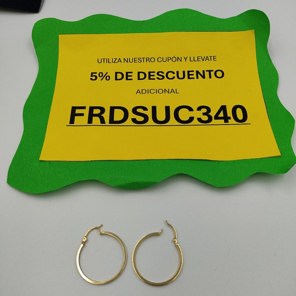 ARRACADAS ORO 14K 1.9 (NUEVO)