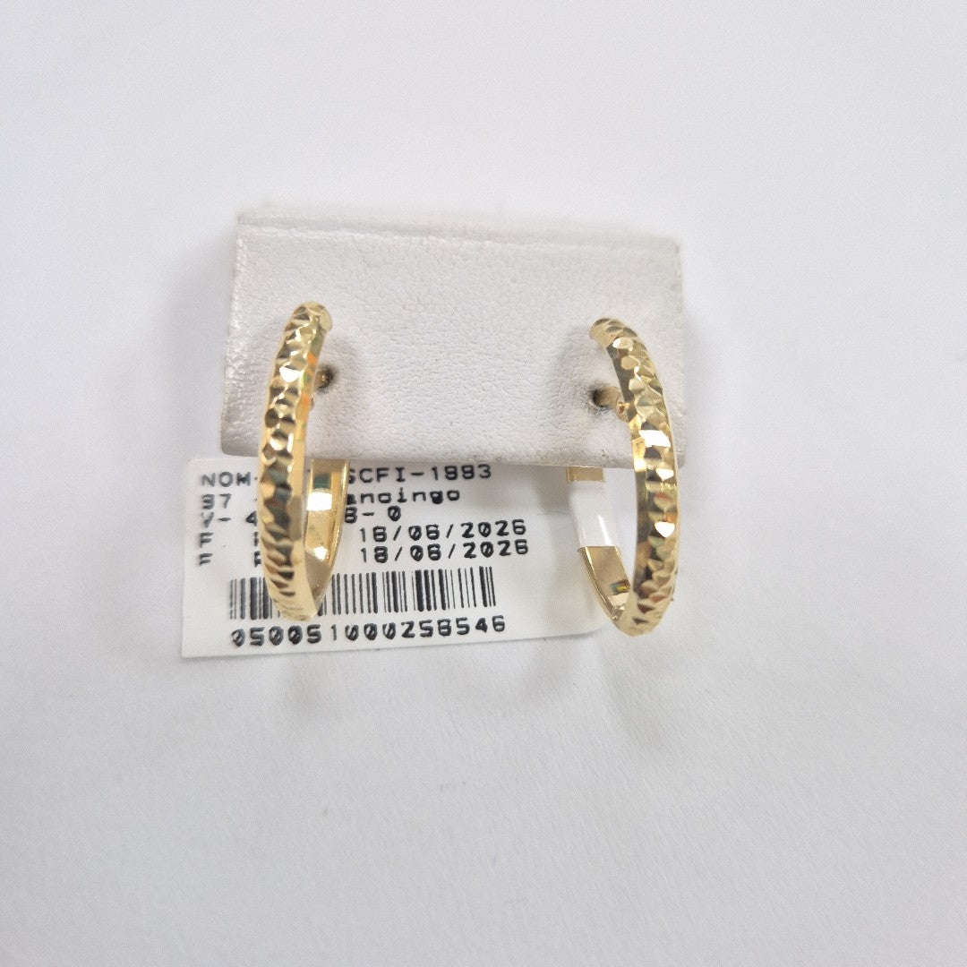 ARRACADAS ORO 14K 1.4 (NUEVO)