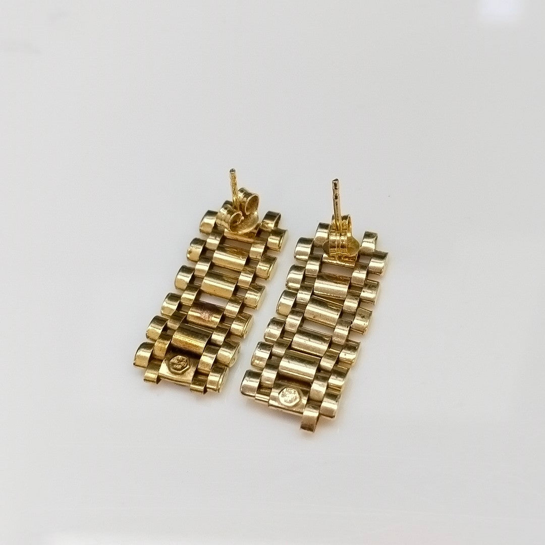 ARETES PAR ORO 10 K 4,20 GRMS (SEMINUEVO)