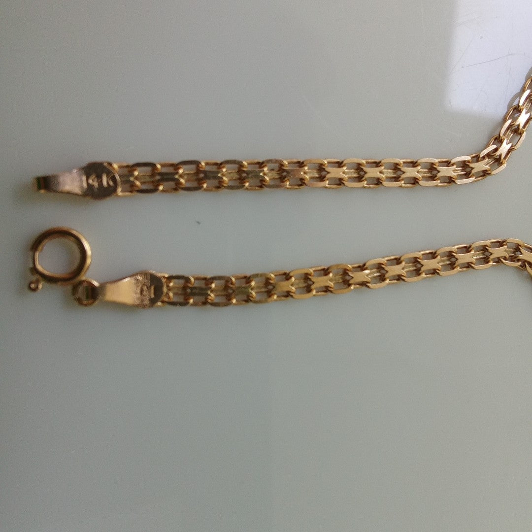PULSERA ORO 14 K 3.8 GRMS (SEMINUEVO)