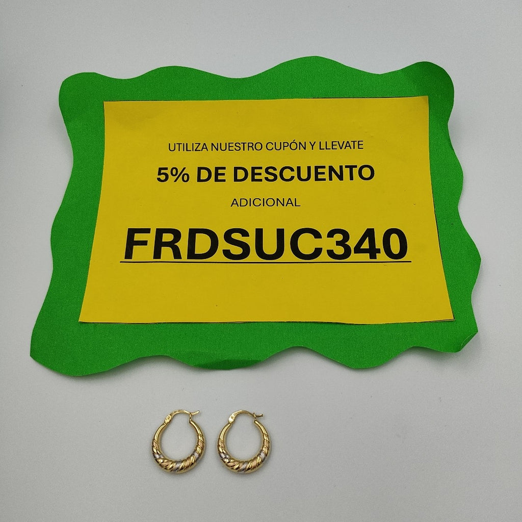 ARRACADAS ORO 14K 1.9 (NUEVO)