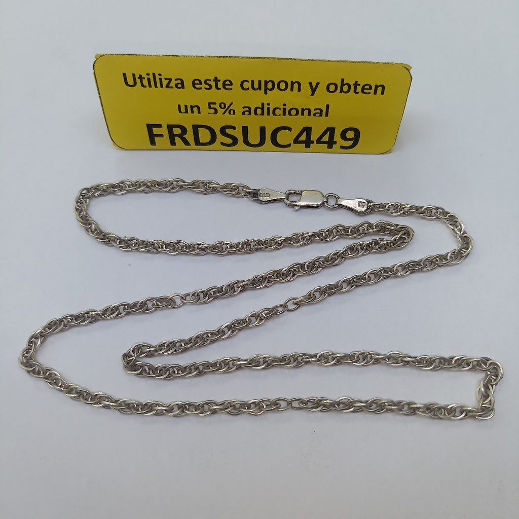 CADENA PLATA 13.5 GRMS (SEMINUEVO)