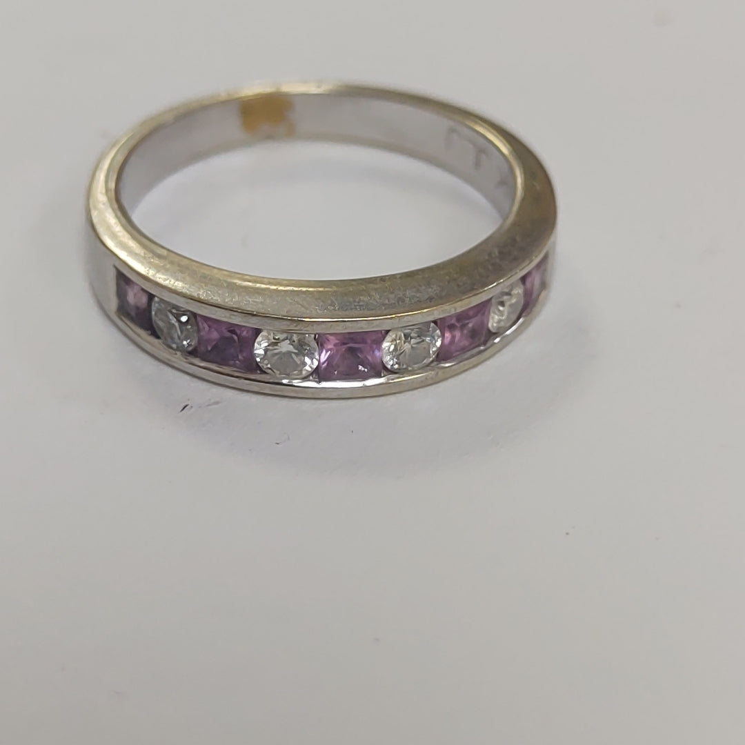 ANILLITO ORO BLANCO 14 K 4 GRMS (SEMINUEVO)