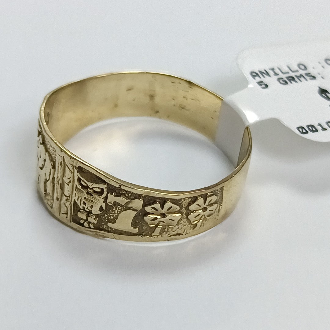 ANILLO ORO 10 K 2.5 GRMS (SEMINUEVO)