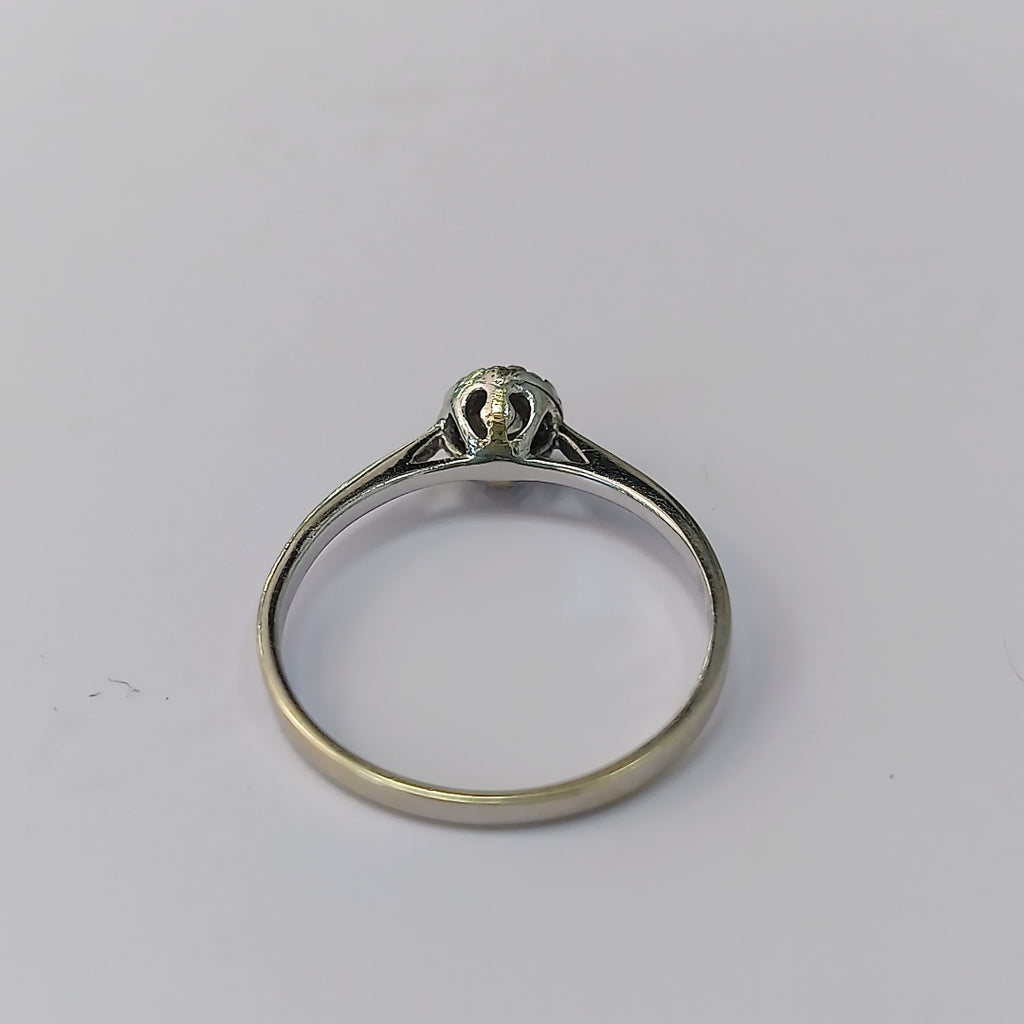ANILLITO ORO BLANCO 14 K 1.8 GRMS (SEMINUEVO)