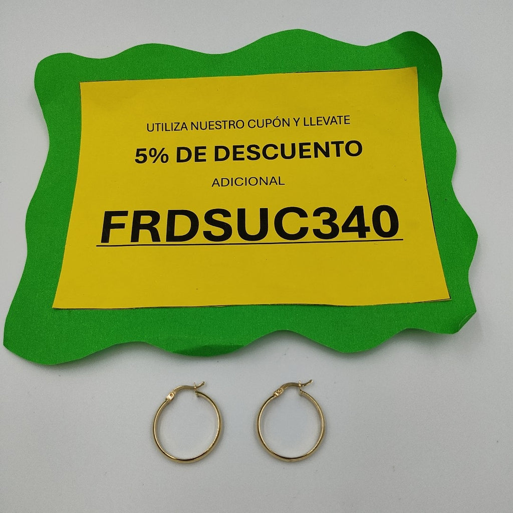 ARRACADAS ORO 14K 2.1 (NUEVO)