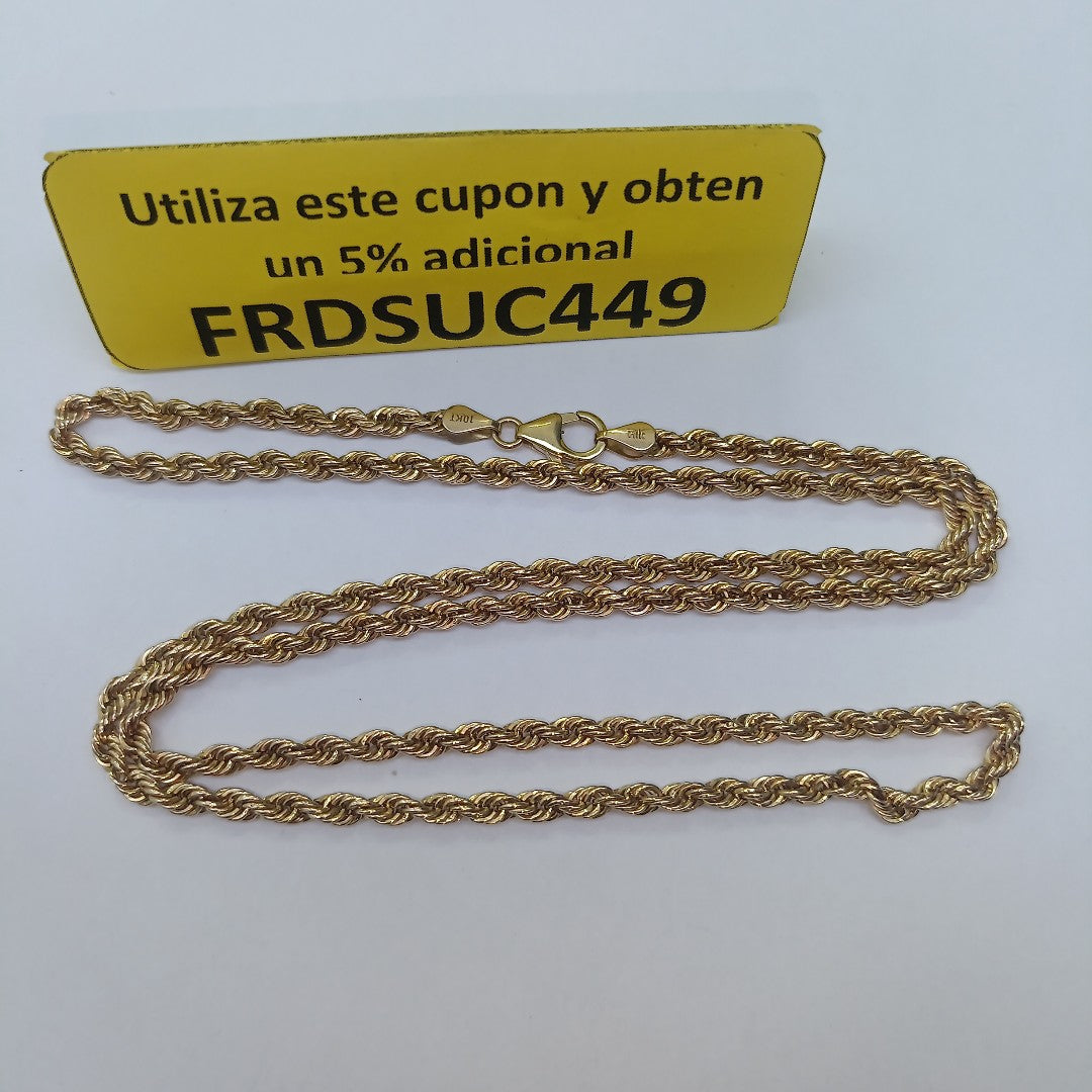 CADENA ORO 10 K 5.7 GRMS (SEMINUEVO)