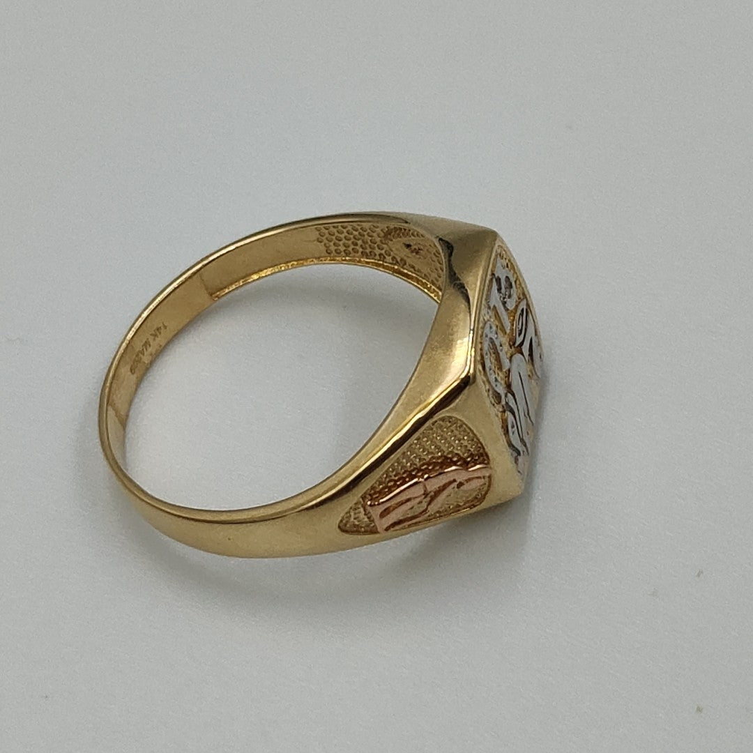 ANILLOS CABALLERO ORO 14K 5.5 (NUEVO)