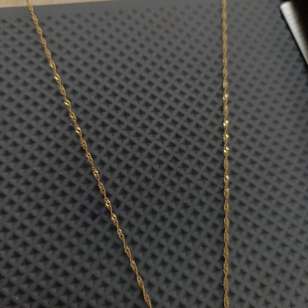 CADENA, DIJE ORO 14 K 1.9 GRMS (SEMINUEVO)