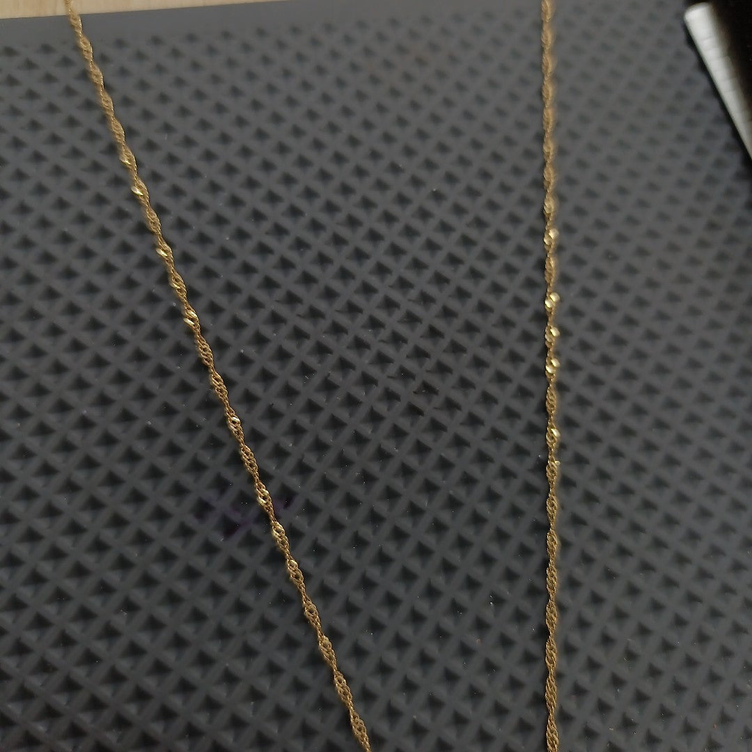 CADENA, DIJE ORO 14 K 1.9 GRMS (SEMINUEVO)