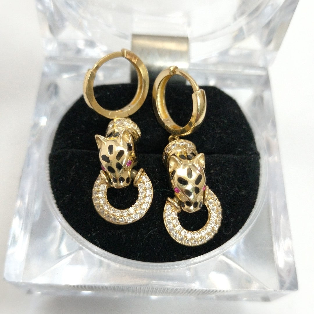 ARRACADAS PAR ORO 14 K 5,70 GRMS (SEMINUEVO)