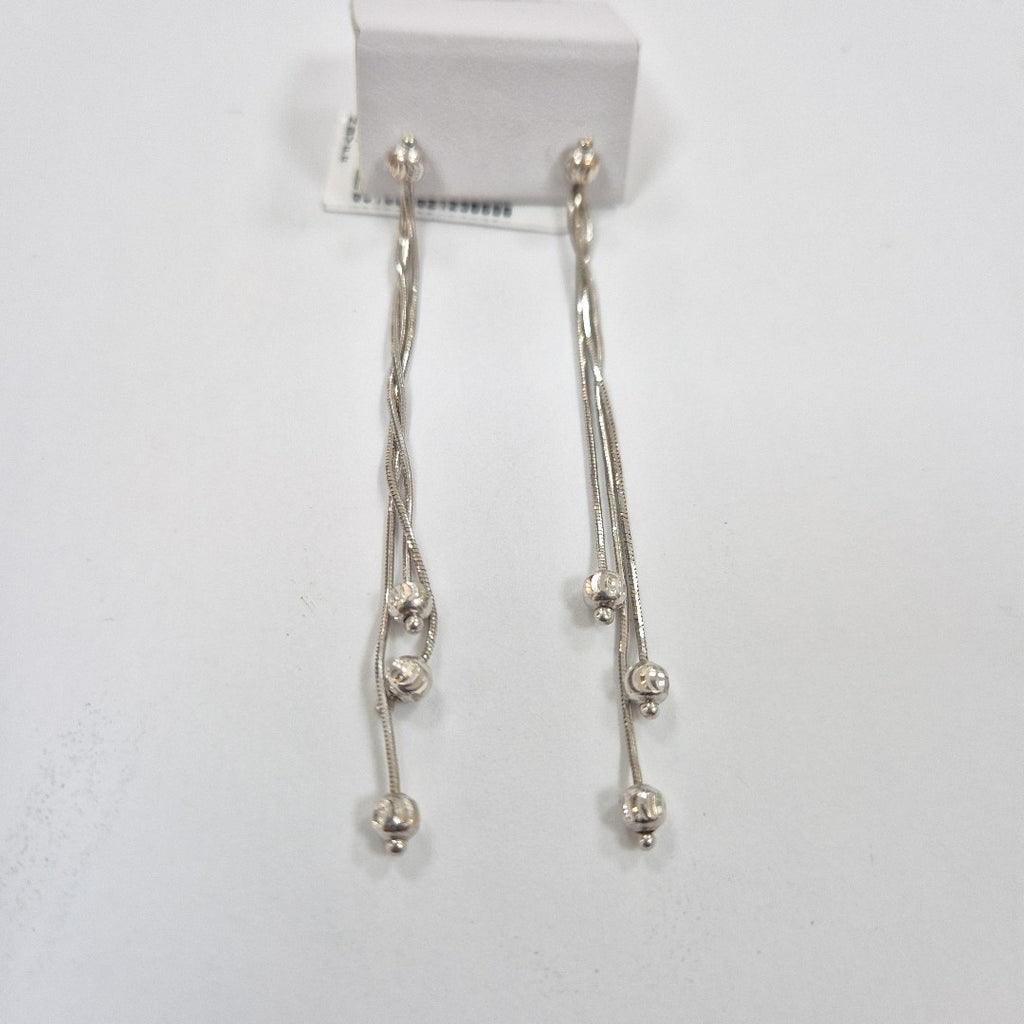 ARETES PAR ORO,ORO BLANCO 14 K 4,50 GRMS (SEMINUEVO)