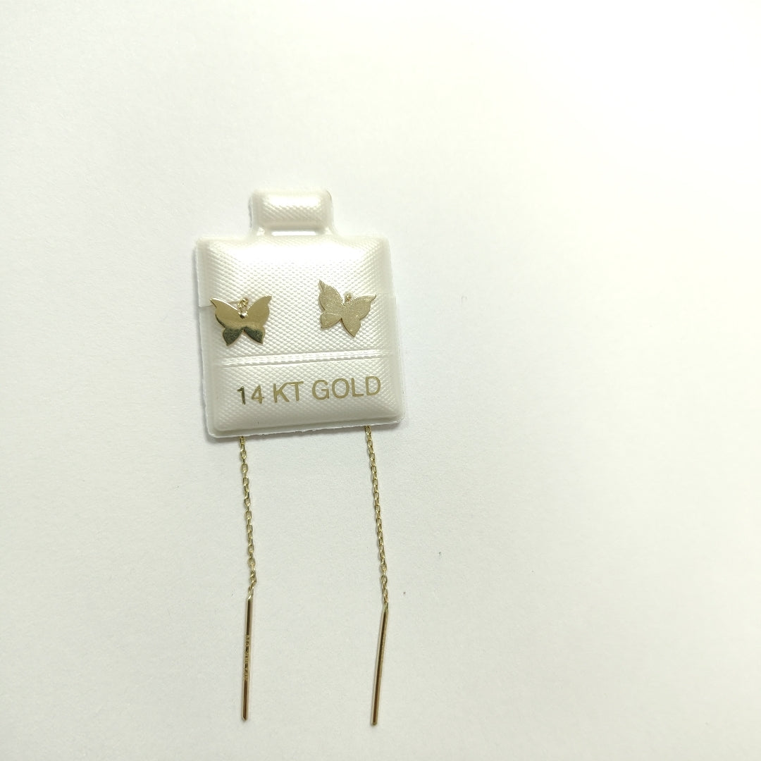 BROQUELES ORO 14K 0.7 (NUEVO)