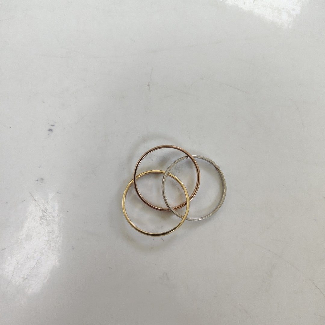ANILLITO ORO COMBINADO 10 K 3.7 GRMS (SEMINUEVO)