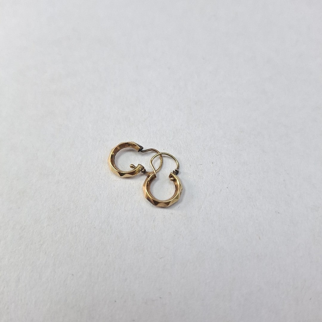 ARRACADAS PAR ORO 14 K 0,50 GRMS (SEMINUEVO)