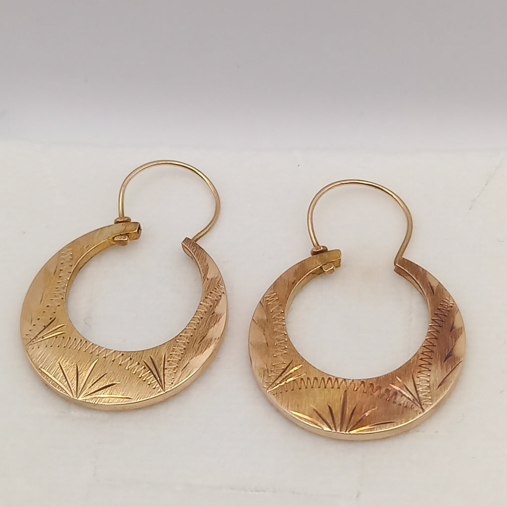 ARRACADAS PAR ORO 10 K 2,90 GRMS (SEMINUEVO)