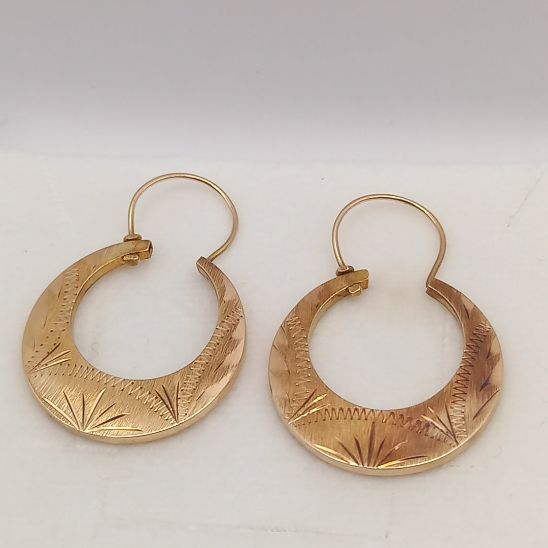 ARRACADAS PAR ORO 10 K 2,90 GRMS (SEMINUEVO)