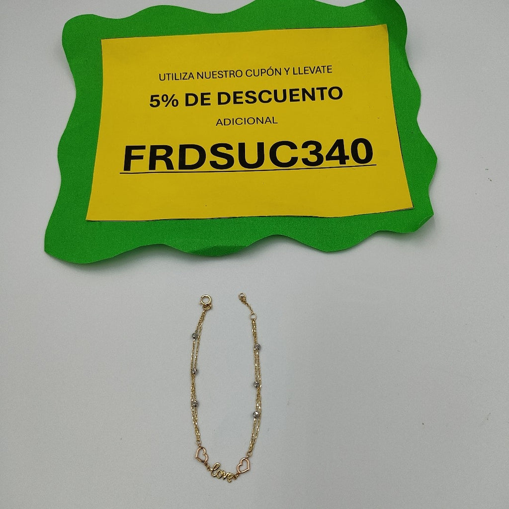 PULSERAS DAMA ORO 14K 1.5 (NUEVO)