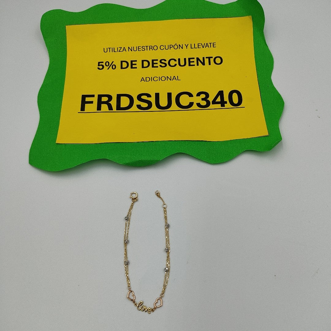 PULSERAS DAMA ORO 14K 1.5 (NUEVO)