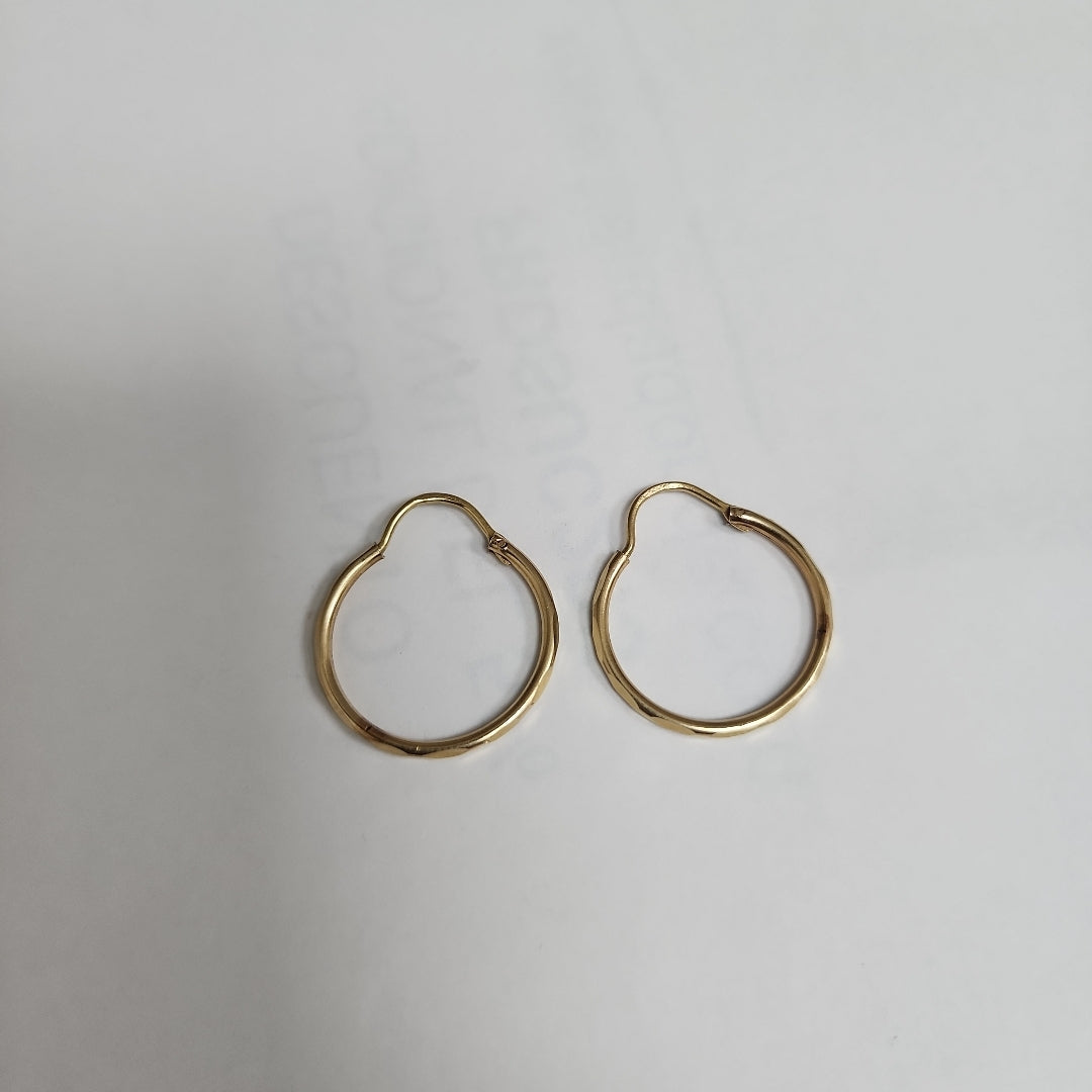 ARRACADAS PAR ORO 14 K 1.6 GRMS (SEMINUEVO)