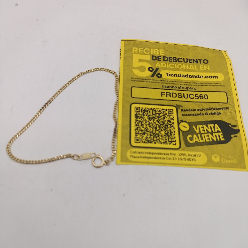 PULSERA ORO 10 K 1.4 GRMS (SEMINUEVO)