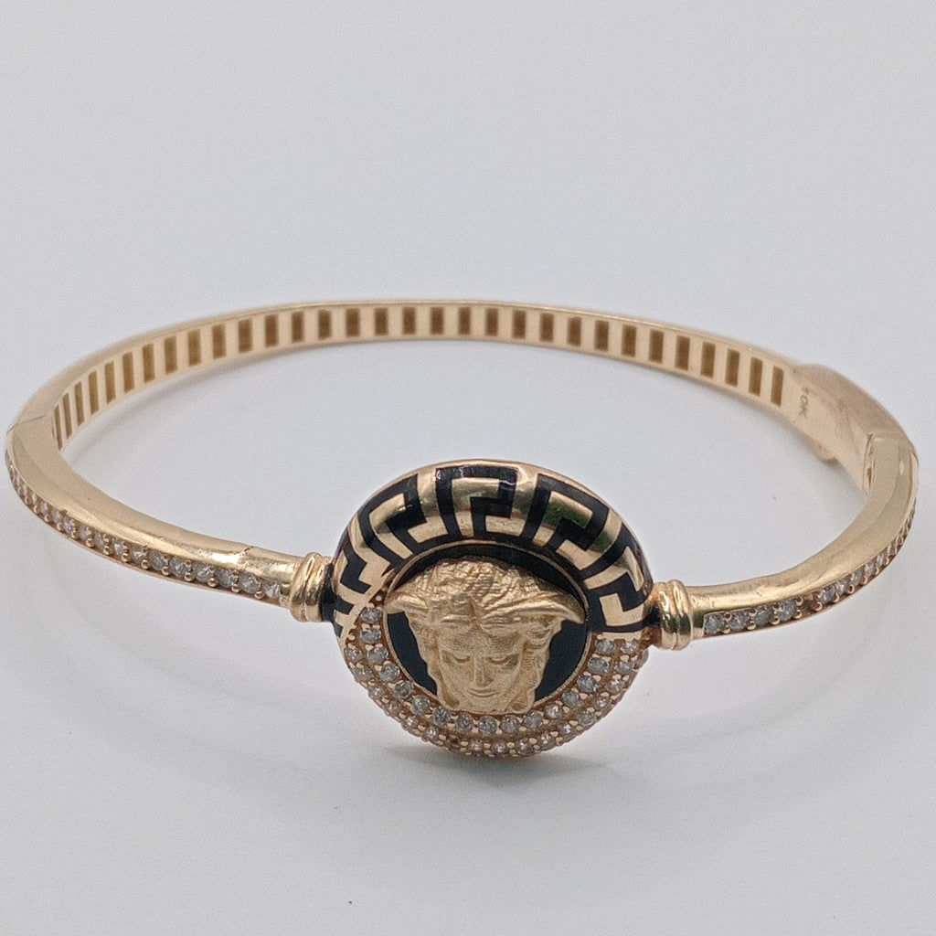 PULSERA RIGIDA ORO 10 K 9.7 GRMS (SEMINUEVO)