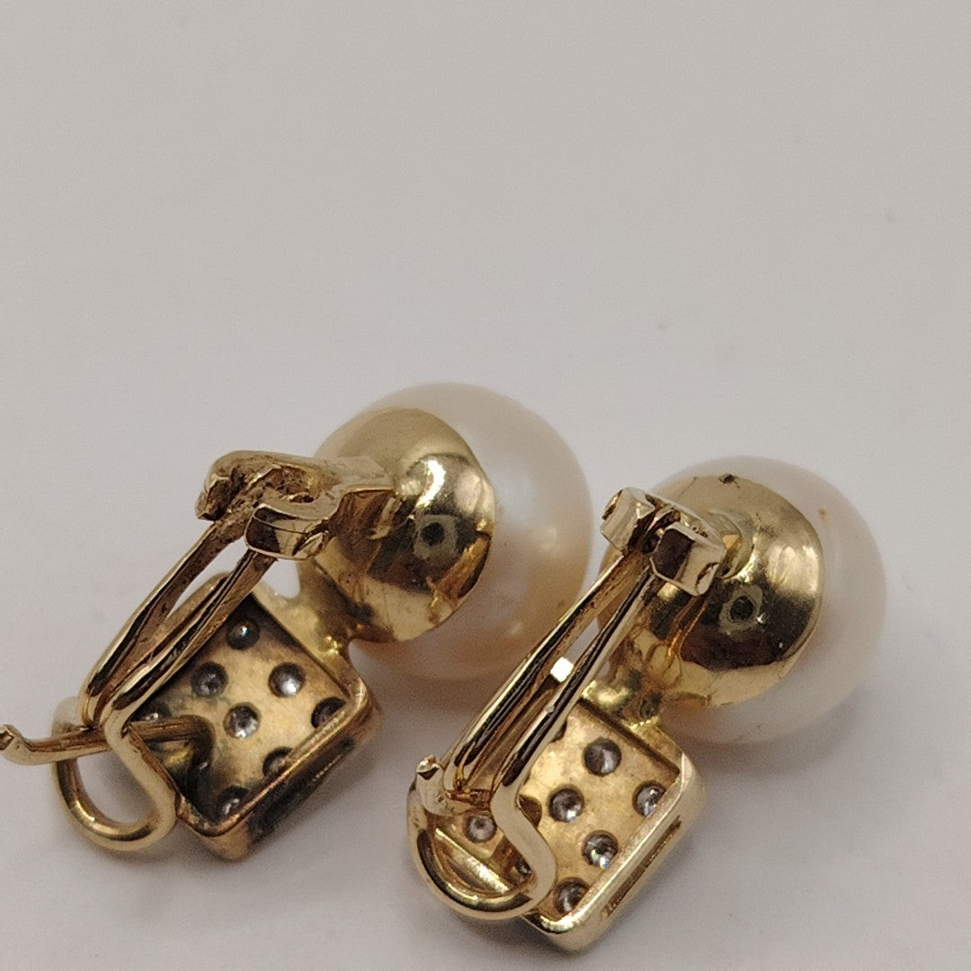 ARETES PAR ORO 14 K 9.3 GRMS (SEMINUEVO)