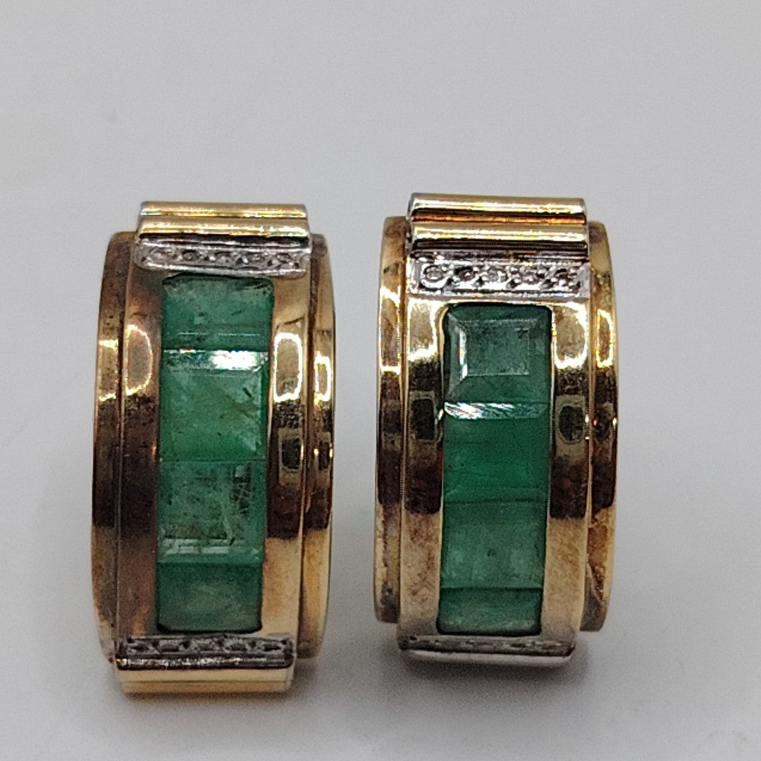 ARETES PAR ORO 14 K 9.3 GRMS (SEMINUEVO)