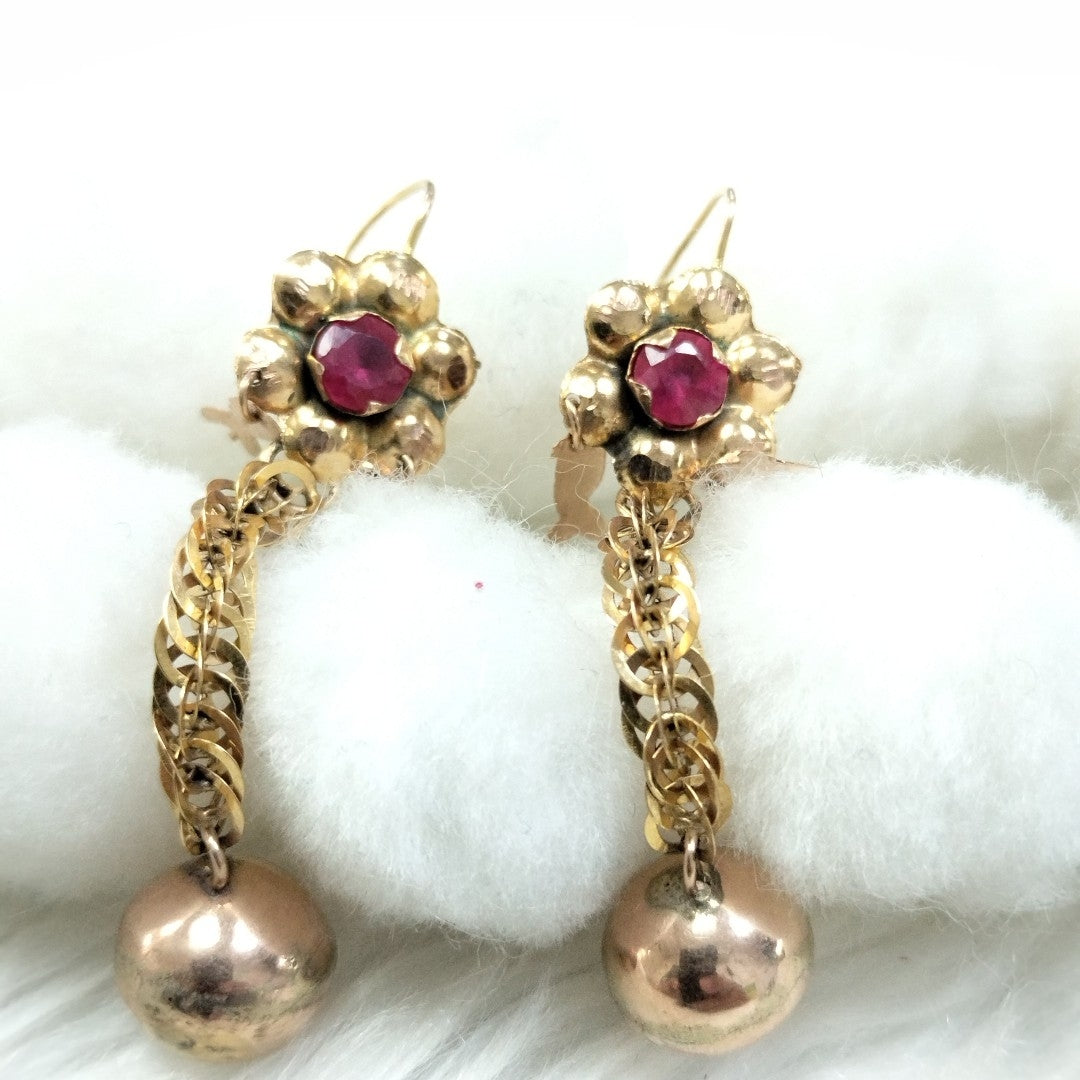 ARETES PAR ORO 10 K 3.6 GRMS (SEMINUEVO)