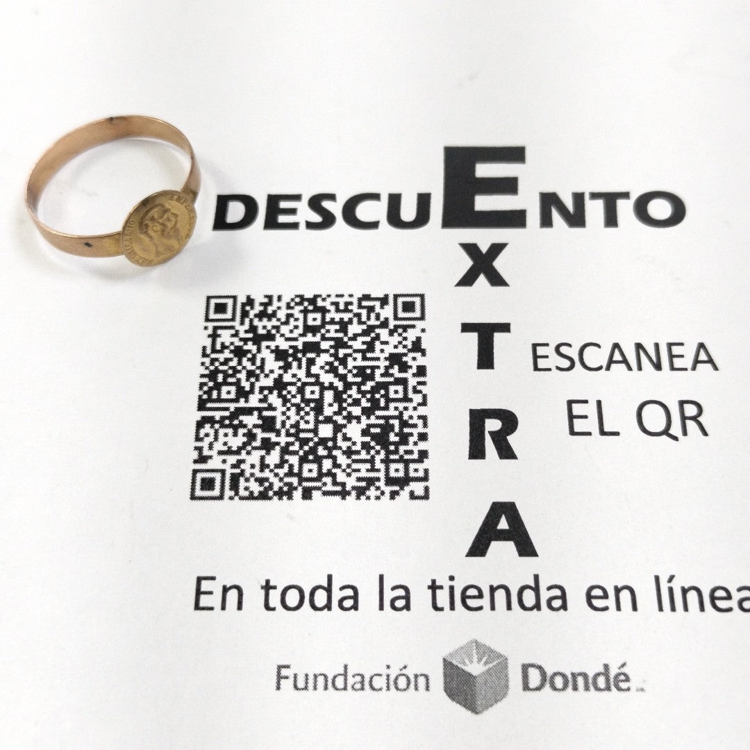 K1 1.5 GRMS 10 K IDENTIFICACIÓN ANILLO MATERIALES ORO OBSERVACIONES (SEMINUEVO)