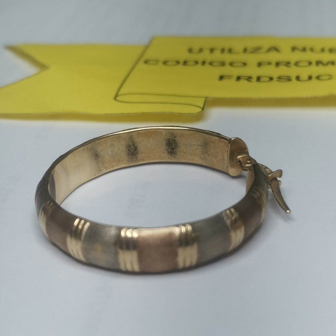 ARRACADAS PAR ORO 14 K 4.5 GRMS (SEMINUEVO)